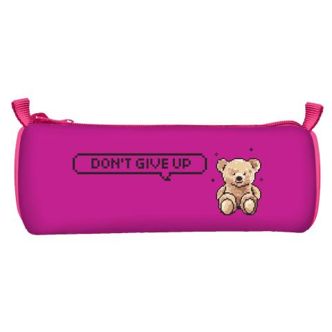 Пенал-тубус Schoolformat Pixel Bear 210х65 ПТ-ПКБ фуксия Пенал-тубус Schoolformat Pixel Bear 210х65 ПТ-ПКБ фуксия