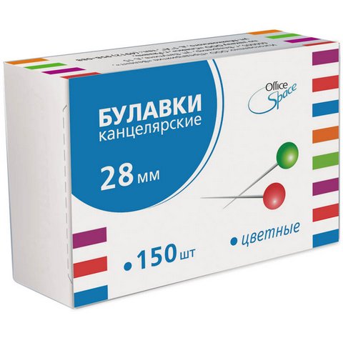 Булавки 28 мм 150 шт. SP28_2262 Булавки 28 мм 150 шт. SP28_2262