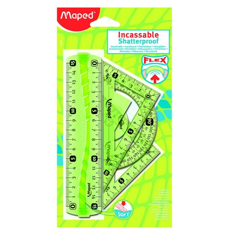 Набор чертежный малый Maped FLEX 244069 неломающийся Набор чертежный малый Maped FLEX 244069 неломающийся