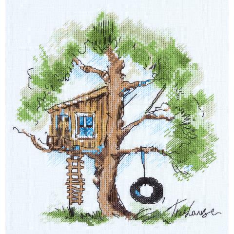 Набор для вышивания PANNA PS-1952 ПС-1952 Домик на дереве