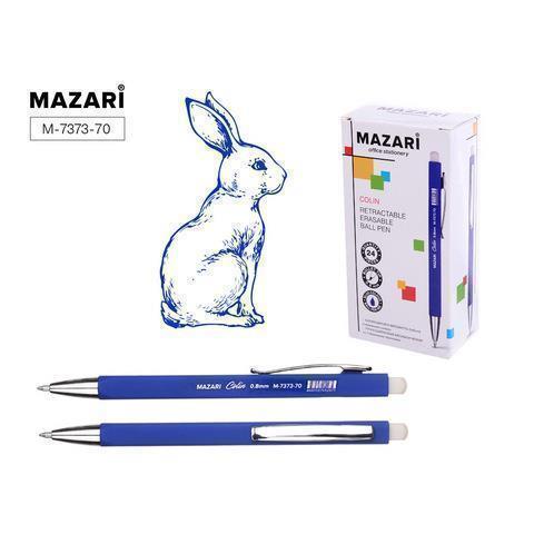 Ручка Пиши-стирай шариковая COLIN М-7373-70 0,8 синяя