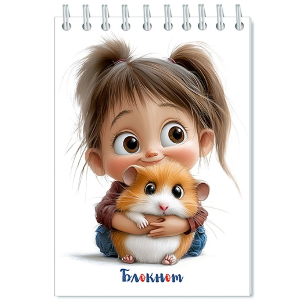 Блокнот А6 48 л. (спираль) Малыши С0115-135