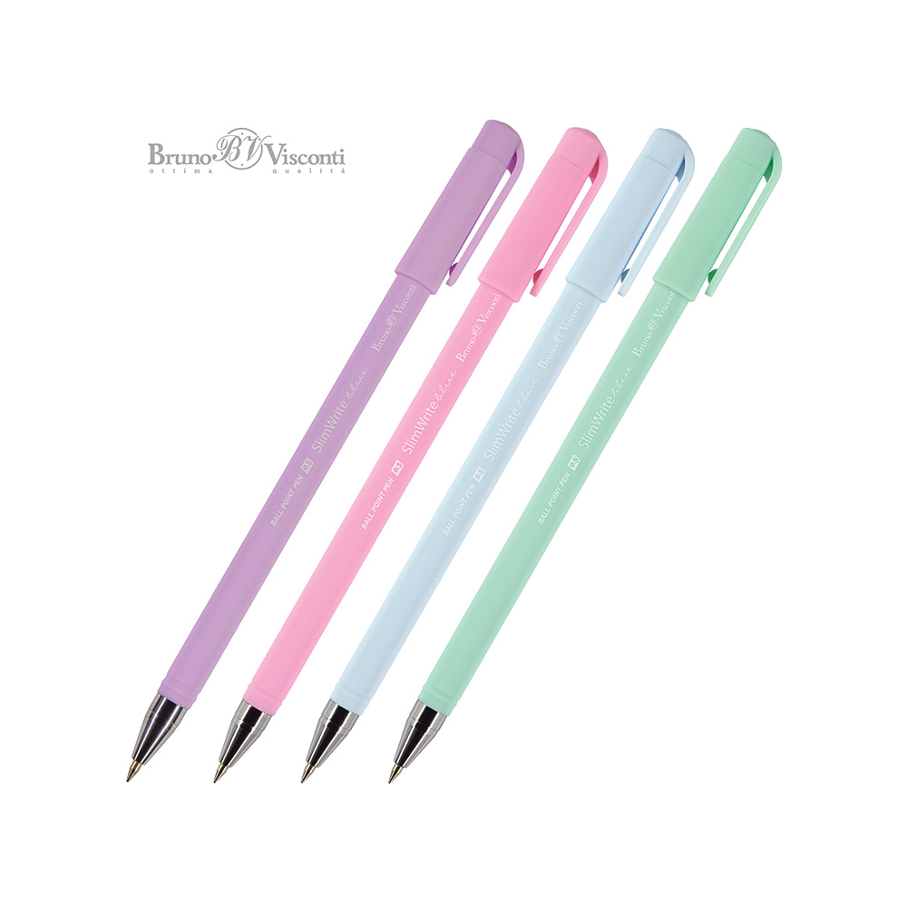 Ручка шарик. 0,5мм SlimWrite ZEFIR 20-0204 синяя