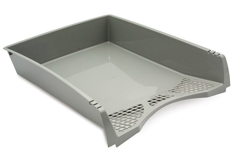 Лоток горизонтальный Workmate Simple серый 14-1544