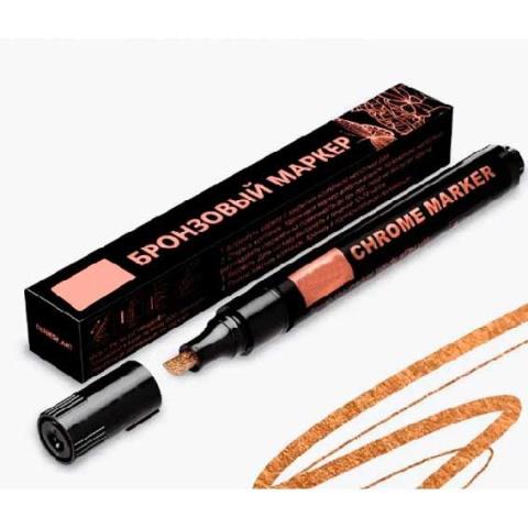 Маркер зеркальный deVente REPAIR&CRAFT Bronze перманентный, 3мм бронзовый 5044419