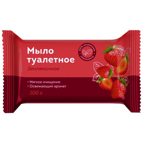 Мыло туалетное 100 гр. OfficeClean Земляничное 340312