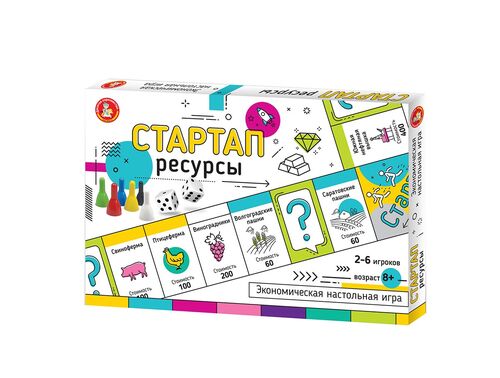 Игра настольная Стартап Ресурсы 04860 8+ Игра настольная Стартап Ресурсы 04860 8+