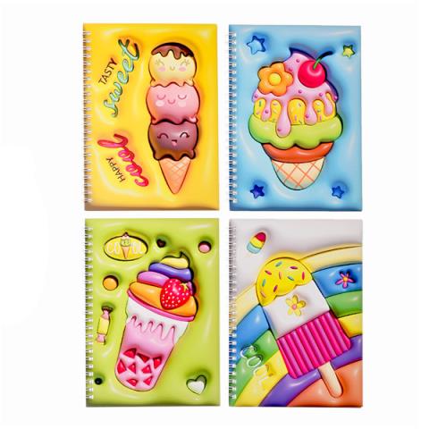 Блокнот А5 58 л. (спираль) Ice Cream М-3114