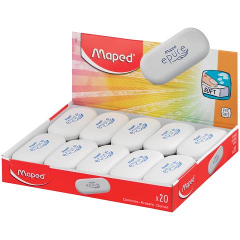Ластик Maped EPURE овал 103701 мягкий