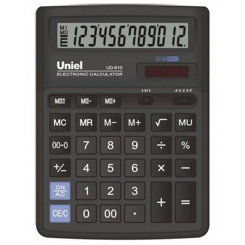 Калькулятор настольный UNIEL UG-610 16 разр 193*143*38