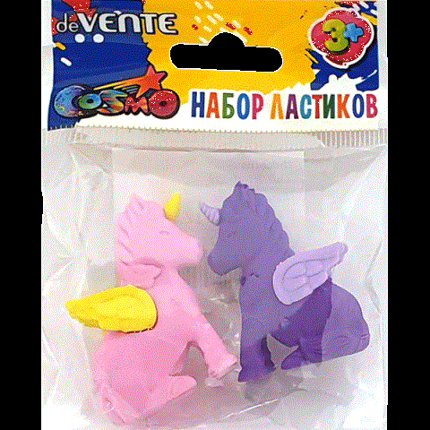 Ластик deVENTE 8030916 2 шт. Unicorns Ластик deVENTE 8030916 2 шт. Unicorns