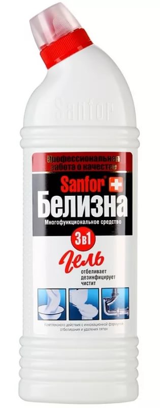 Средство чистящее Sanfor 1000 мл. Белизна-гель 3в1 2730 ЧЗ