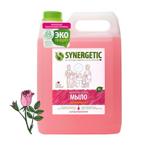 Мыло жидкое Synergetic Аромамагия 5 л. канистра 105504 Мыло жидкое Synergetic Аромамагия 5 л. канистра 105504