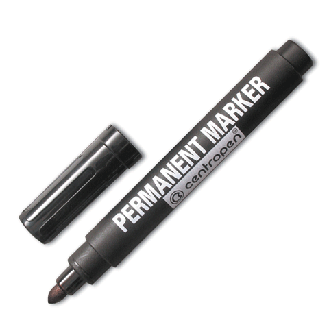 Маркер Centropen 8566 черный толс. 2,5мм Маркер Centropen 8566 черный толс. 2,5мм
