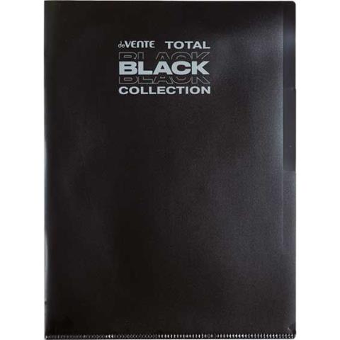 Папка-уголок А4 deVENTE 3074321 TOTAL BLACK 3 отд. Папка-уголок А4 deVENTE 3074321 TOTAL BLACK 3 отд.