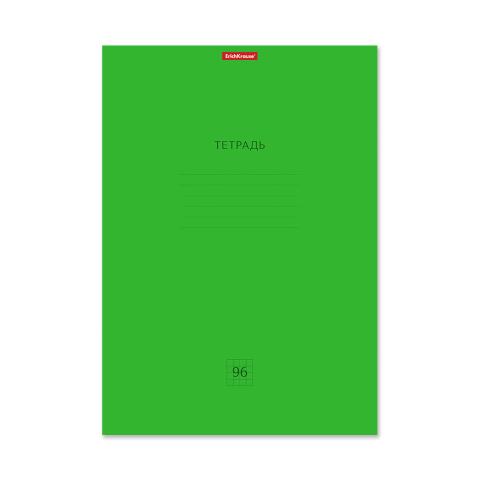 Тетрадь А4 96 л. (клетка) ErichKrause Классика неон зеленая 56565