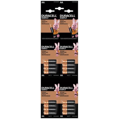 Батарейка LR06 (АА) Duracell BL4 Basic 4 шт 5018717