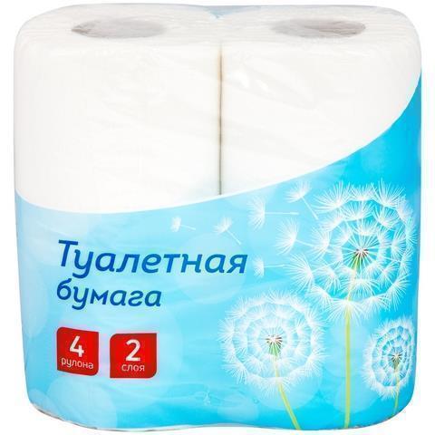 Туал. бумага OfficeClean 2сл. 16,2м. белая 4шт. 249814