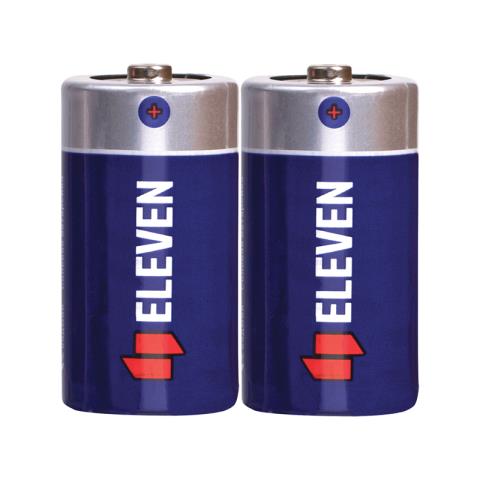 Батарейка R14 (C) Eleven 2 шт. солевая ВС2 301741