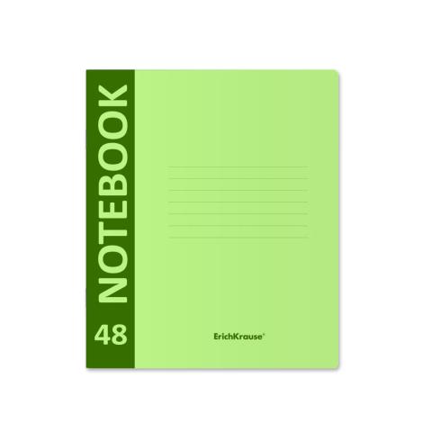 Тетрадь 48 л. (клетка) EK CoverProBook Neon зелен. пласт. обл. 46935 