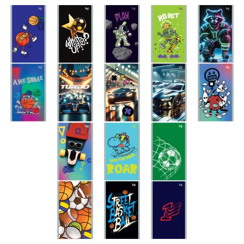 Блокнот А6 24 л. БиДжи МИКС Мальчики Б6ск24 11880