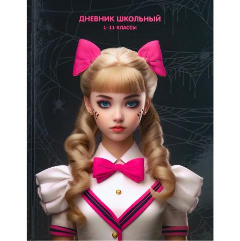 Дневник Уни П-П Pink&Black Д40-3498 7БЦ Дневник Уни П-П Pink&Black Д40-3498 7БЦ