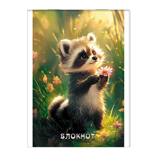 Блокнот А6 32 л. Енотик С0100-302