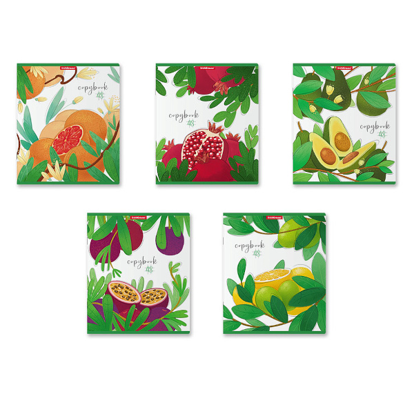 Тетрадь 48 л. (клетка) ErichKrause Juicy Fruits 58280