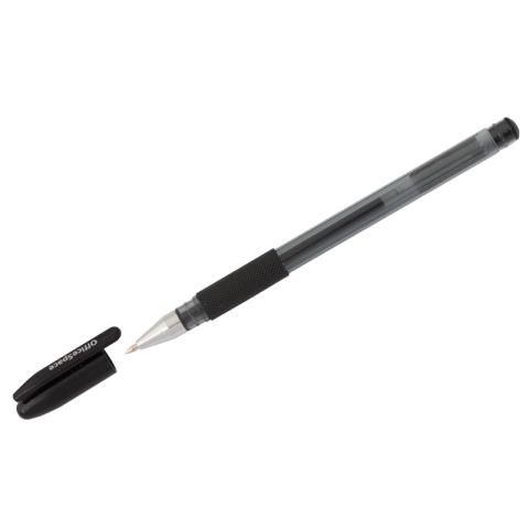 Ручка гелевая OfficeSpace 0,5 TC-Grip черная 260061
