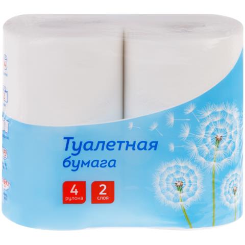 Туал. бумага OfficeClean 2сл. 37,5м. белая 4шт. 325788