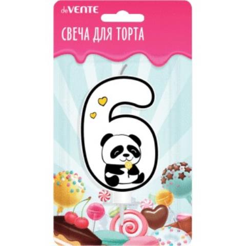 Свеча-цифра deVENTE 9060117 Панда 6 Свеча-цифра deVENTE 9060117 Панда 6