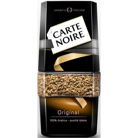 Кофе растворимый Carte Noire сублимированный стекл. банка 190 гр
