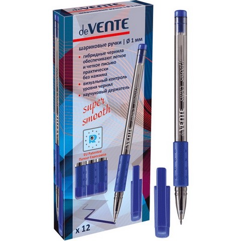 Ручка шарик. deVENTE 5070342 1,00 синяя
