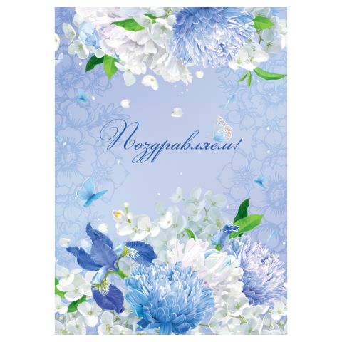 Папка адресная "Поздравляем" ламинир. 361583