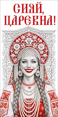 90002156 Конверт для денег Сияй,царевна!