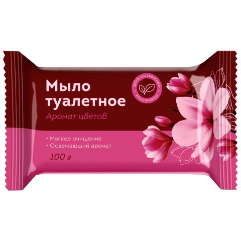 Мыло туалетное 100 гр. OfficeClean Аромат цветов 340316 Мыло туалетное 100 гр. OfficeClean Аромат цветов 340316