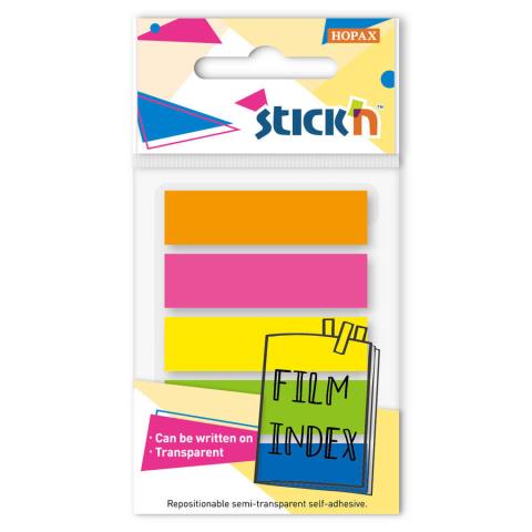 Стикеры - индексы пластик 45х12 5 цв. 20 л. Stick 27084 Стикеры - индексы пластик 45х12 5 цв. 20 л. Stick 27084