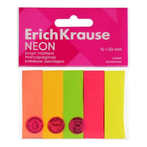 Стикеры - индексы 15х50х100л 5 цв. ЕК Neon 61561 Стикеры - индексы 15х50х100л 5 цв. ЕК Neon 61561