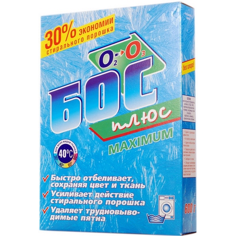 Отбеливатель БОС-Плюс 600 гр. порошковый  
