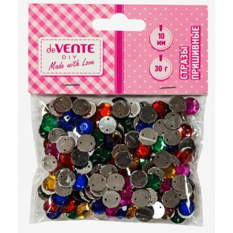 Стразы пришивные deVENTE 8002384 Круглые ассорти