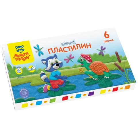 Пластилин 6 цв. Мульти-Пульти Енот в сказке МП_41707 72 гр Пластилин 6 цв. Мульти-Пульти Енот в сказке МП_41707 72 гр