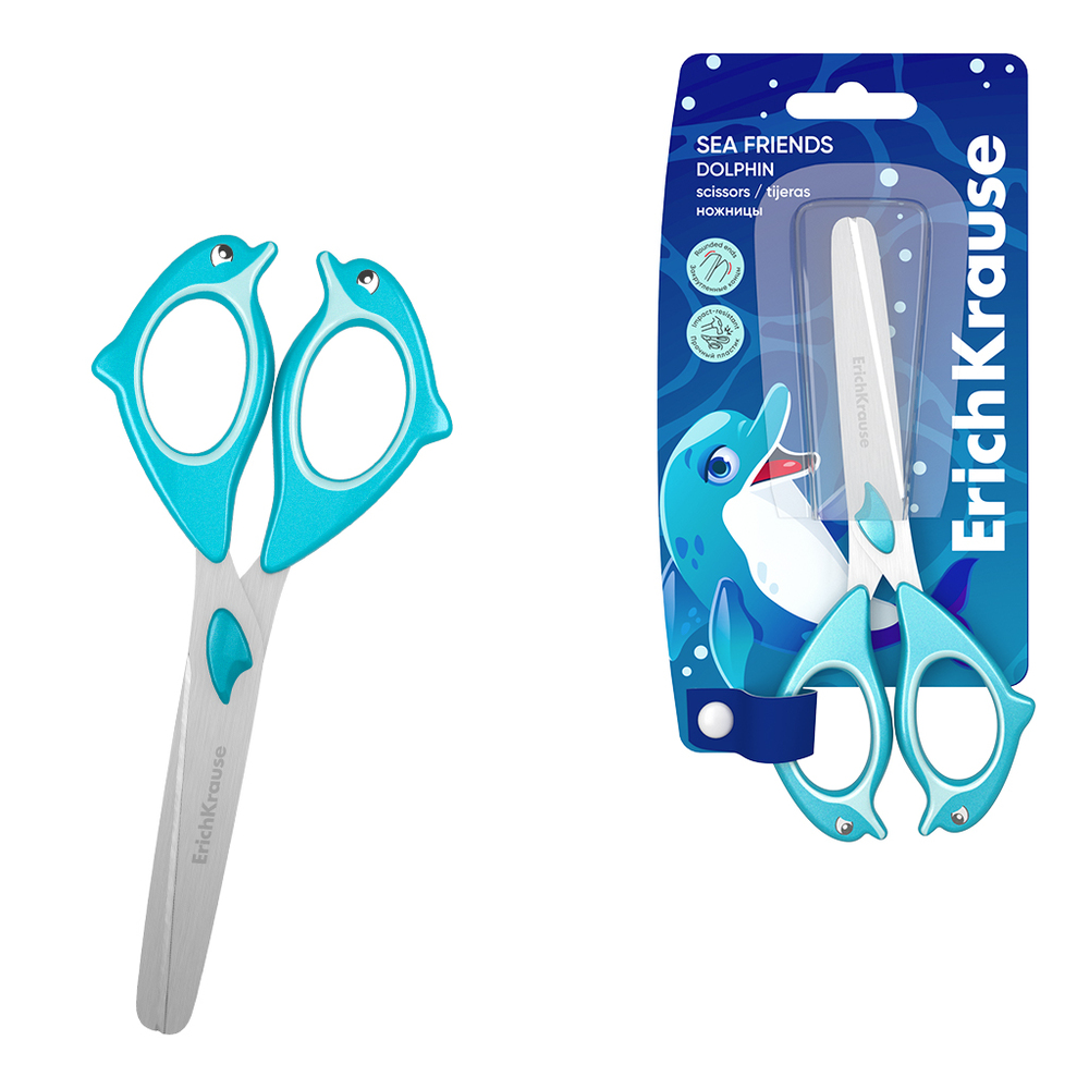 Ножницы 13,5 см. ЕК 60868 Sea Friends Dolphin