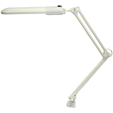 Лампа настольная Трансвит Дельта МС на струбцине белый 4607053884166