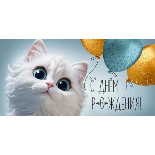 30000310 Конверт для денег С днем рождения!