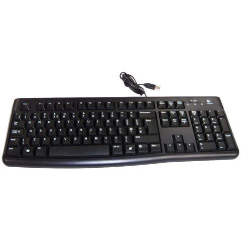 Клавиатура Logitech K120 USB черный 920-002522