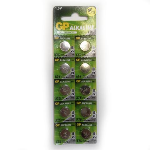 Батарейка G13 (357) LR44 GP алкалиновая 1 шт. ВС10