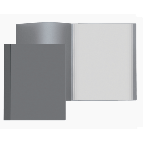 Папка с 40 карманами Attomex 3103403 серая