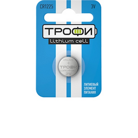 Батарейка CR1225-1BL 1 шт. ТРОФИ Батарейка CR1225-1BL 1 шт. ТРОФИ
