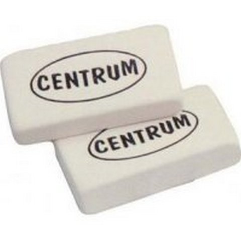 Ластик CENTRUM прямоуг. белый 80374 Ластик CENTRUM прямоуг. белый 80374