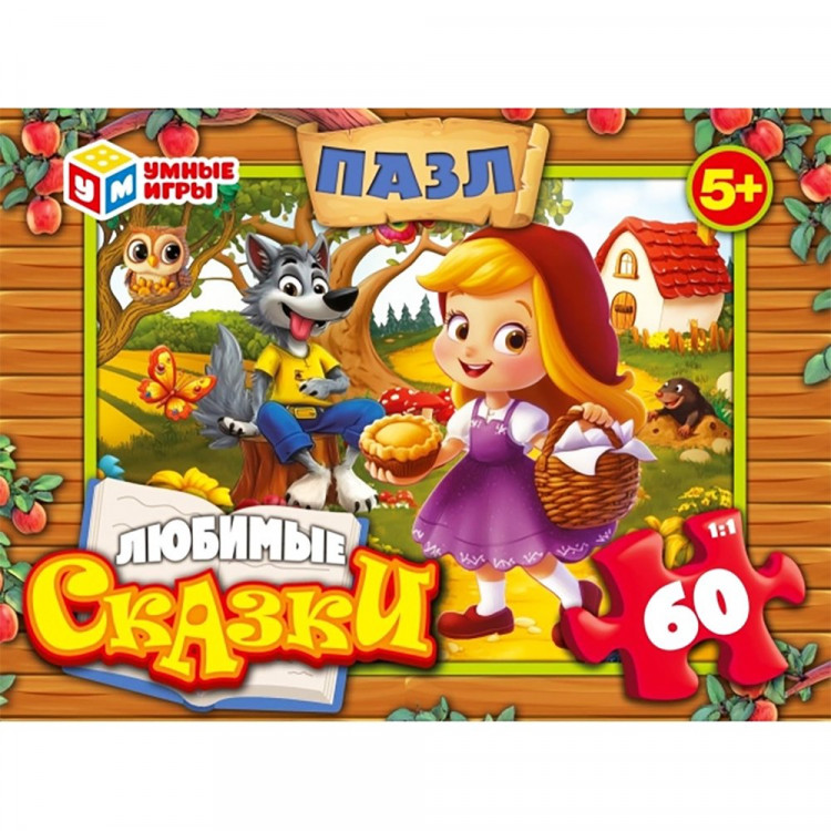 Пазлы 60 эл. Лучшие сказки ЧЗ